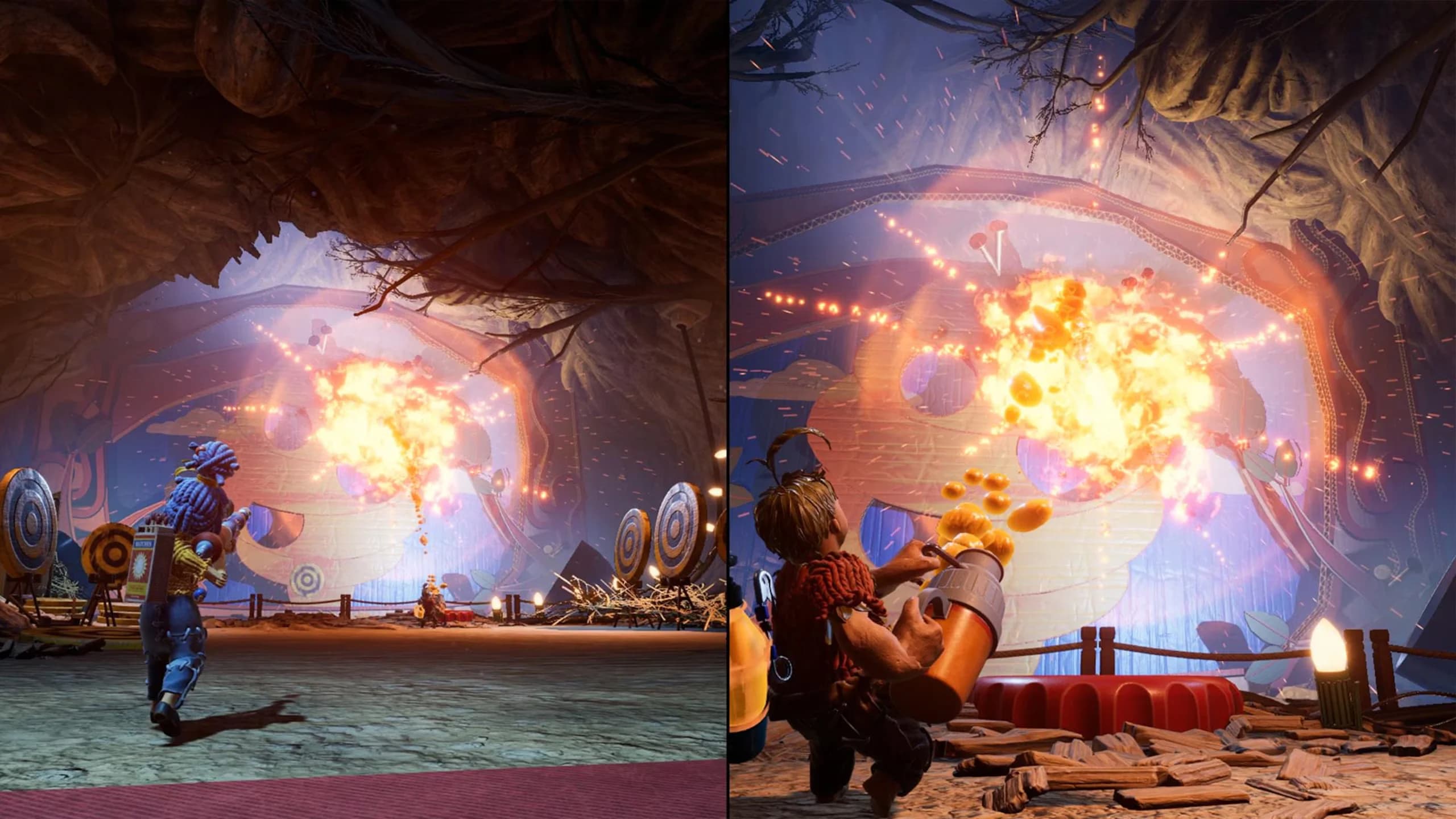 it takes two split screen gameplay