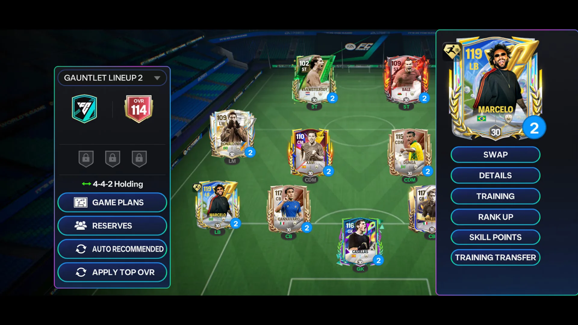fc mobile 27 kadro