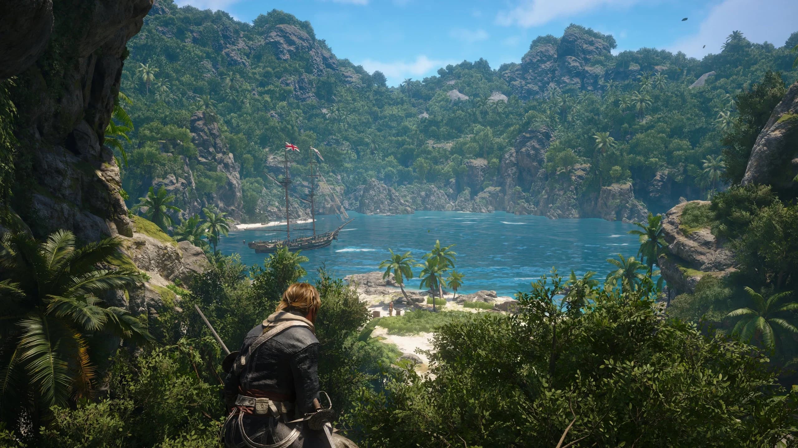 edward kenway ve karayip manzarası