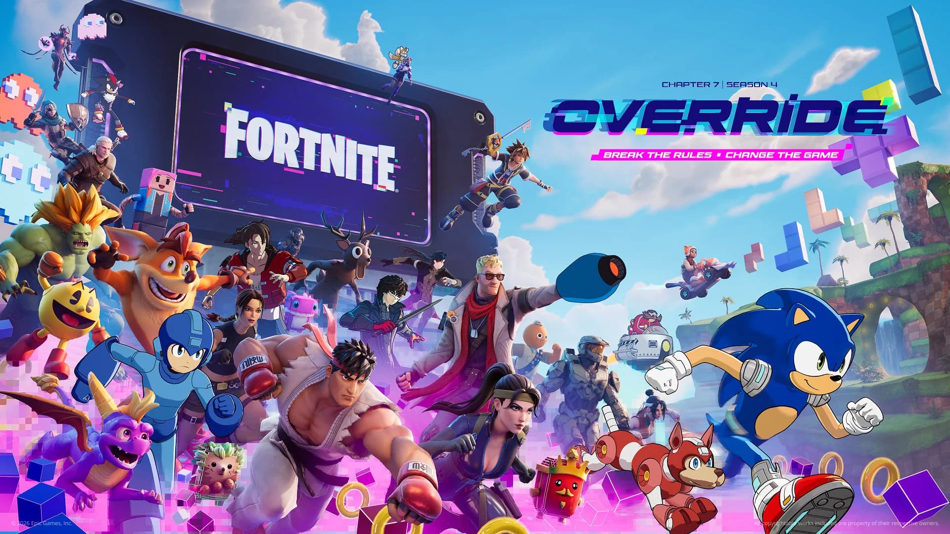 fortnite override