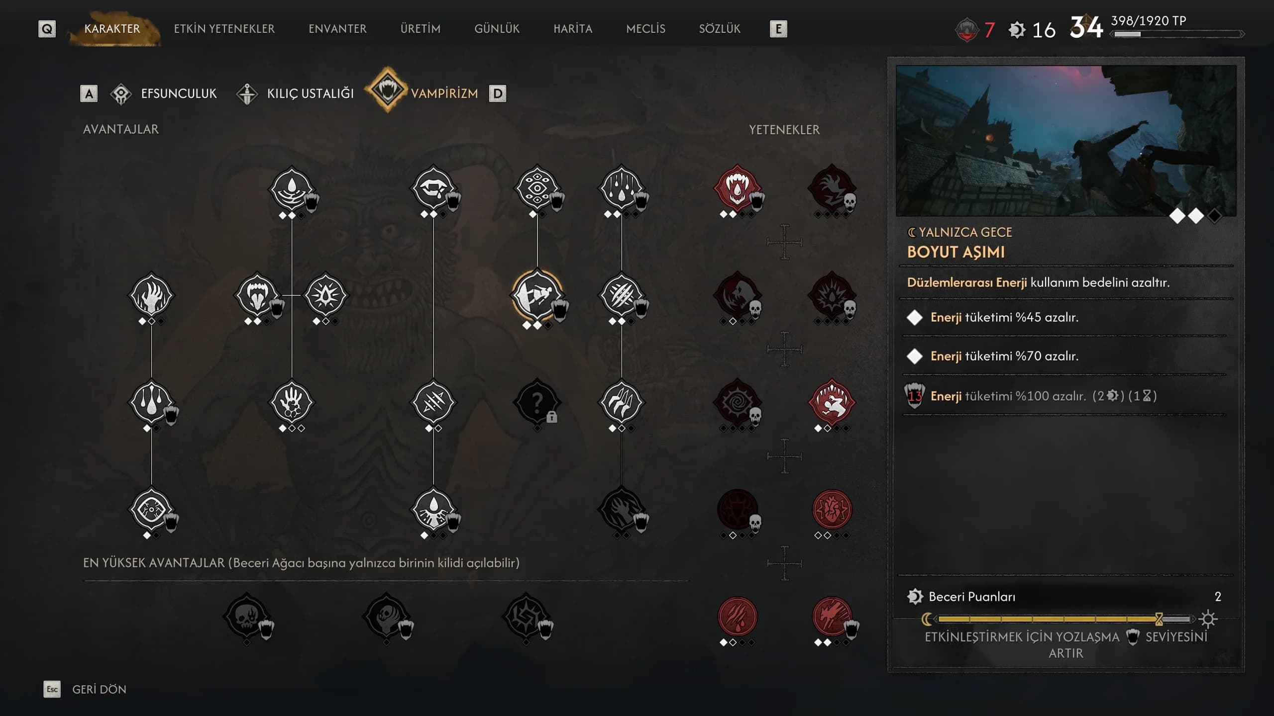 vampir skilleri