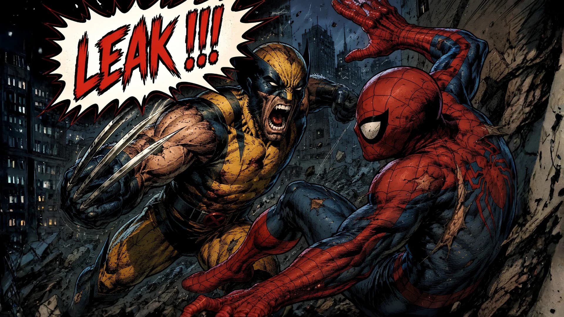 wolverine spiderman leak